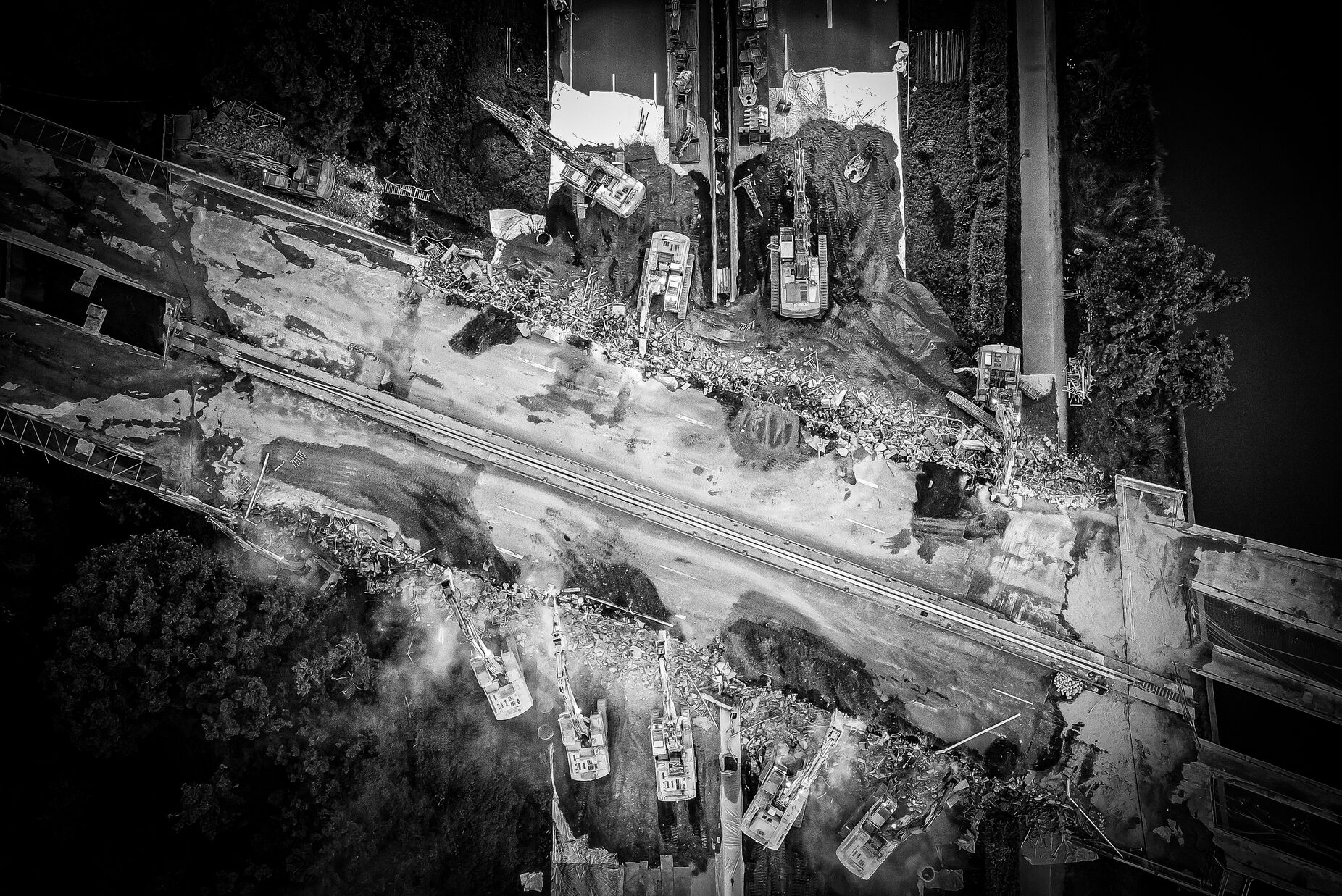 DÉCONSTRUCTION DU PONT DE GAULLE